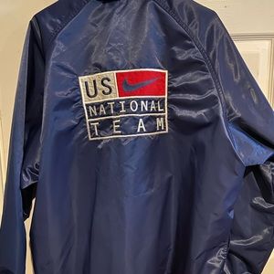 Vintage Nike 90s Mens Coach Jacket Team USA